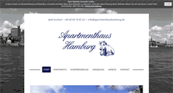 Desktop Screenshot of apartmenthaushamburg.de